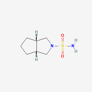 molecular formula C7H14N2O2S B2896089 (3aR,6aS)-octahydrocyclopenta[c]pyrrole-2-sulfonamide CAS No. 2227790-93-2