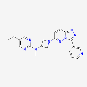 5-ethyl-N-methyl-N-{1-[3-(pyridin-3-yl)-[1,2,4]triazolo[4,3-b]pyridazin-6-yl]azetidin-3-yl}pyrimidin-2-amine