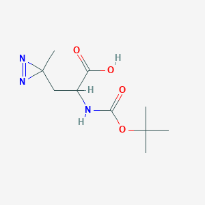 2-{[(tert-butoxy)carbonyl]amino}-3-(3-methyl-3H-diazirin-3-yl)propanoic acid