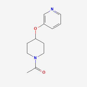 B2896124 1-(4-(Pyridin-3-yloxy)piperidin-1-yl)ethanone CAS No. 1421496-47-0