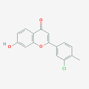 2-(3-Chloro-4-methylphenyl)-7-hydroxychromen-4-one