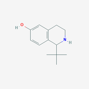 molecular formula C13H19NO B2896157 1-叔丁基-1,2,3,4-四氢异喹啉-6-醇 CAS No. 1508150-46-6