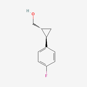 (trans-2-(4-Fluorophenyl)cyclopropyl)methanol