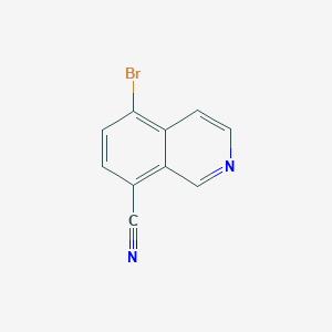 molecular formula C10H5BrN2 B2896177 5-Bromoisoquinoline-8-carbonitrile CAS No. 2091605-06-8