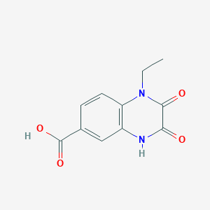 1-Ethyl-2,3-dioxo-1,2,3,4-tetrahydroquinoxaline-6-carboxylic acid