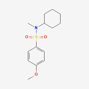 N-cyclohexyl-4-methoxy-N-methylbenzenesulfonamide