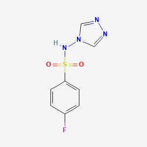4-fluoro-N-(4H-1,2,4-triazol-4-yl)benzenesulfonamide