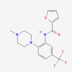 N-[2-(4-methylpiperazin-1-yl)-5-(trifluoromethyl)phenyl]furan-2-carboxamide