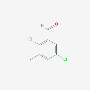 molecular formula C8H6Cl2O B2896299 2,5-Dichloro-3-methylbenzaldehyde CAS No. 1160573-34-1