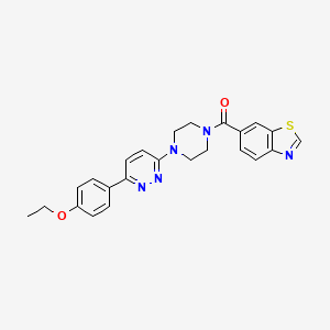 6-{4-[6-(4-ethoxyphenyl)pyridazin-3-yl]piperazine-1-carbonyl}-1,3-benzothiazole