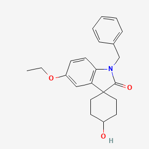 1'-Benzyl-5'-ethoxy-4-hydroxyspiro[cyclohexane-1,3'-indolin]-2'-one