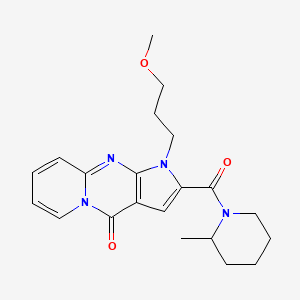 1-(3-methoxypropyl)-2-(2-methylpiperidine-1-carbonyl)pyrido[1,2-a]pyrrolo[2,3-d]pyrimidin-4(1H)-one