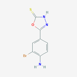 5-(4-Amino-3-bromophenyl)-1,3,4-oxadiazole-2-thiol