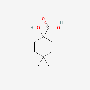 1-Hydroxy-4,4-dimethylcyclohexane-1-carboxylic acid