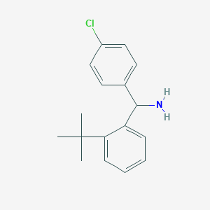 (2-Tert-butylphenyl)-(4-chlorophenyl)methanamine