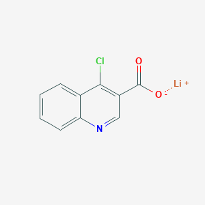Lithium(1+) ion 4-chloroquinoline-3-carboxylate