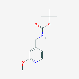 molecular formula C12H18N2O3 B2896384 N-BOC-(2-Methoxypyridin-4-yl)methanamine CAS No. 943845-48-5