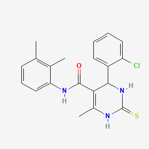 4-(2-chlorophenyl)-N-(2,3-dimethylphenyl)-6-methyl-2-thioxo-1,2,3,4-tetrahydropyrimidine-5-carboxamide