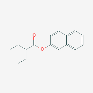 2-Ethylbutyric acid, 2-naphthyl ester