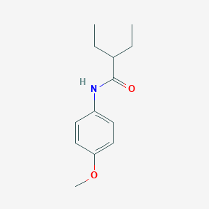 molecular formula C13H19NO2 B289651 2-ethyl-N-(4-methoxyphenyl)butanamide 