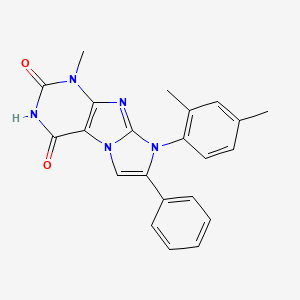 8-(2,4-dimethylphenyl)-1-methyl-7-phenyl-1H-imidazo[2,1-f]purine-2,4(3H,8H)-dione