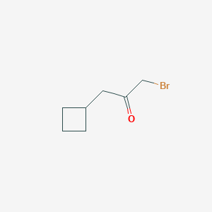 molecular formula C7H11BrO B2896526 1-溴-3-环丁基丙-2-酮 CAS No. 1698354-18-5