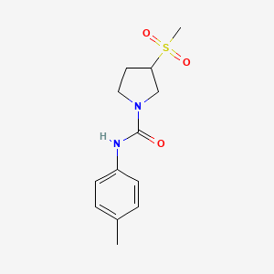 3-(methylsulfonyl)-N-(p-tolyl)pyrrolidine-1-carboxamide