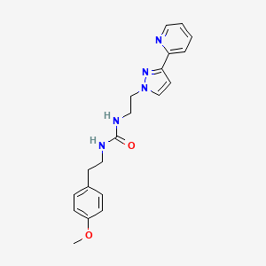 1-(4-methoxyphenethyl)-3-(2-(3-(pyridin-2-yl)-1H-pyrazol-1-yl)ethyl)urea