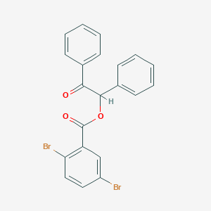 2-Oxo-1,2-diphenylethyl 2,5-dibromobenzoate