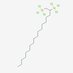 Trichloro(1-trichlorosilyloctadecan-2-yl)silane