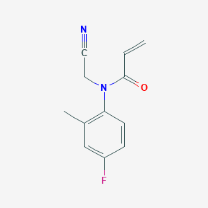 N-(Cyanomethyl)-N-(4-fluoro-2-methylphenyl)prop-2-enamide