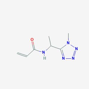 N-[1-(1-Methyltetrazol-5-yl)ethyl]prop-2-enamide