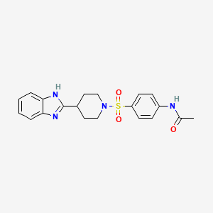 N-{4-[4-(1H-Benzoimidazol-2-yl)-piperidine-1-sulfonyl]-phenyl}-acetamide