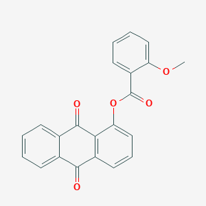 9,10-Dioxo-9,10-dihydro-1-anthracenyl 2-methoxybenzoate