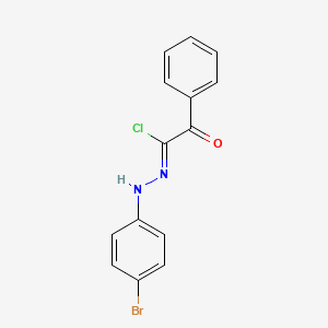 N-(4-Bromophenyl)-2-oxo-2-phenylethanehydrazonoyl chloride