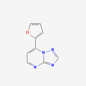 molecular formula C9H6N4O B2896667 7-(2-Furyl)[1,2,4]triazolo[1,5-a]pyrimidine CAS No. 206564-17-2