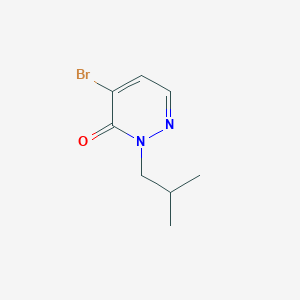 5-Bromo-1-(2-methylpropyl)-1,6-dihydropyridazin-6-one