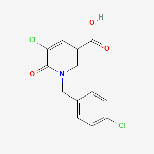 5-Chloro-1-(4-Chlorobenzyl)-6-Oxo-1,6-Dihydro-3-Pyridinecarboxylic Acid