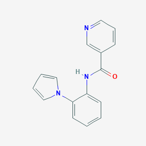 N-(2-pyrrol-1-ylphenyl)pyridine-3-carboxamide