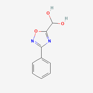 (3-Phenyl-1,2,4-oxadiazol-5-yl)methanediol