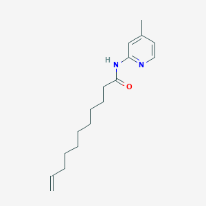 N-(4-methyl-2-pyridinyl)-10-undecenamide