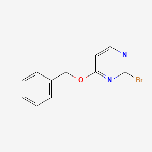 molecular formula C11H9BrN2O B2896731 4-(苄氧基)-2-溴嘧啶 CAS No. 1209458-37-6
