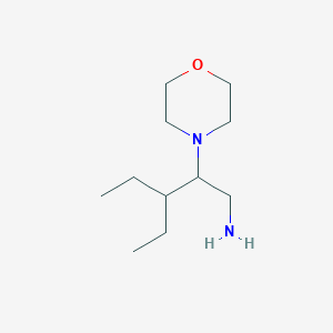 3-Ethyl-2-(morpholin-4-yl)pentan-1-amine