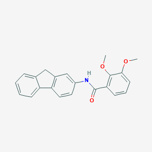 molecular formula C22H19NO3 B289681 N-(9H-fluoren-2-yl)-2,3-dimethoxybenzamide 