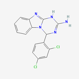 4-(2,4-Dichlorophenyl)-1,4-dihydro[1,3,5]triazino[1,2-a]benzimidazol-2-amine