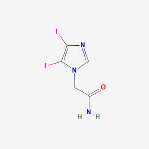2-(4,5-diiodo-1H-imidazol-1-yl)acetamide