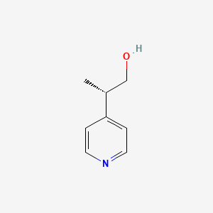 molecular formula C8H11NO B2896842 (2S)-2-pyridin-4-ylpropan-1-ol CAS No. 2248183-09-5