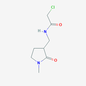 2-Chloro-N-[(1-methyl-2-oxopyrrolidin-3-yl)methyl]acetamide