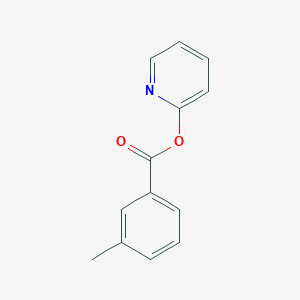 molecular formula C13H11NO2 B289686 Pyridin-2-yl 3-methylbenzoate 