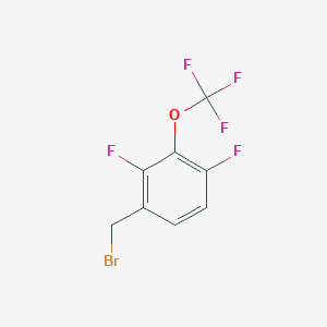 molecular formula C8H4BrF5O B2896873 2,4-二氟-3-(三氟甲氧基)苄基溴 CAS No. 2149591-35-3